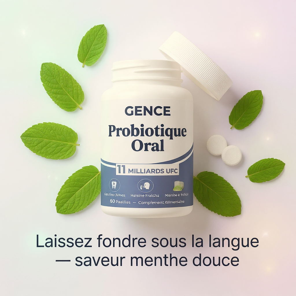 Probiotique Super Gence - Apaise les gencives durablement et restaure le microbiote buccal