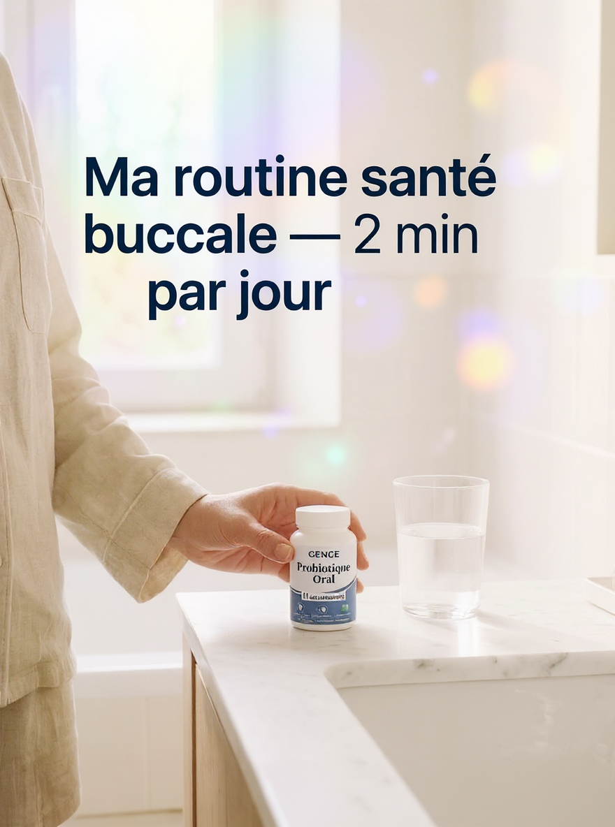 Probiotique Super Gence - Apaise les gencives durablement et restaure le microbiote buccal